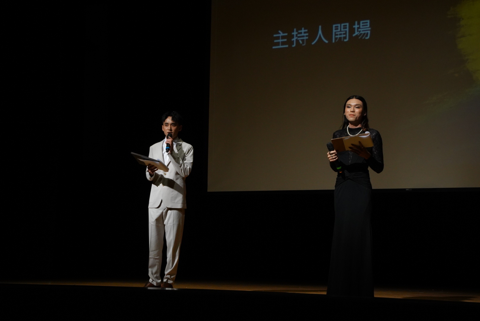 動態作品放映現場